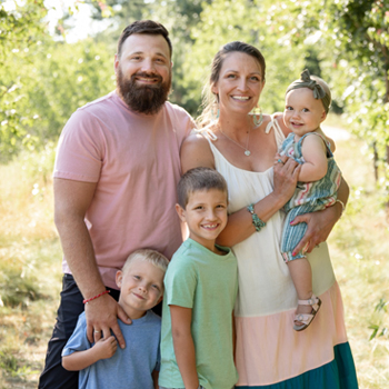Chiropractor Holland MI Joshua Cebula With Family