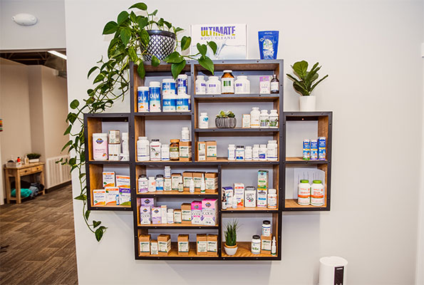 Chiropractic Holland MI Supplement Wall